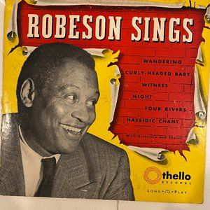 Record, Collectible, Paul Robeson, Vintage, signed